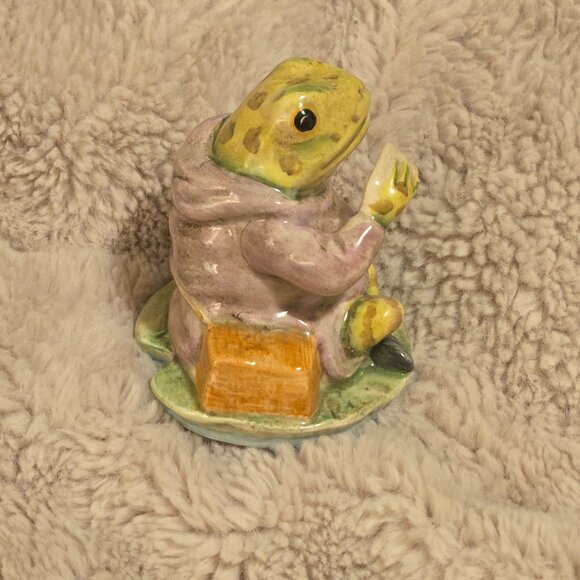 Vintage Rare Beswick England Beatrix Potter Mr. Jeremy Fisher Figurine - Picture 5 of 7